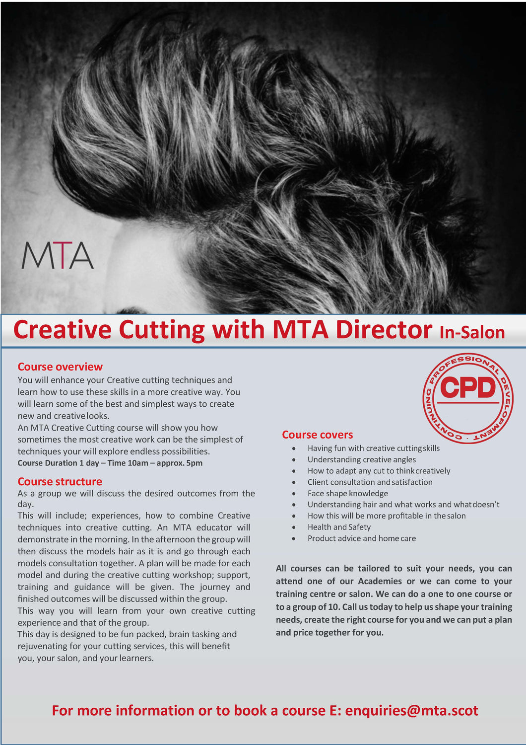Creative Cutting with MTA Director