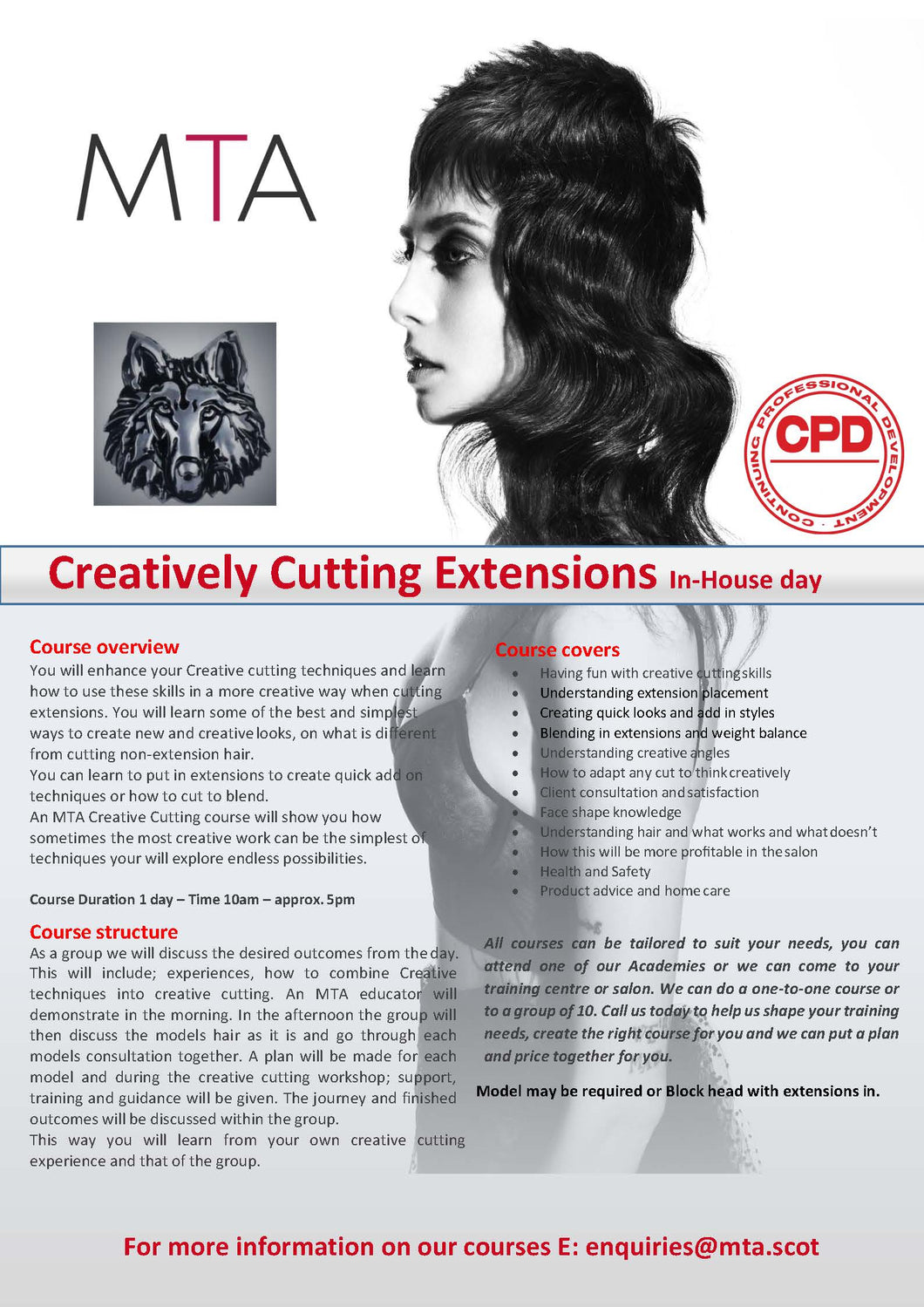 Creatively Cutting Extensions In-House day