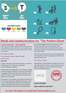 2 places on “The Perfect Client” Inc Retail and communication -MTA241 Delivered by Ross Miller and Emil McMahon
