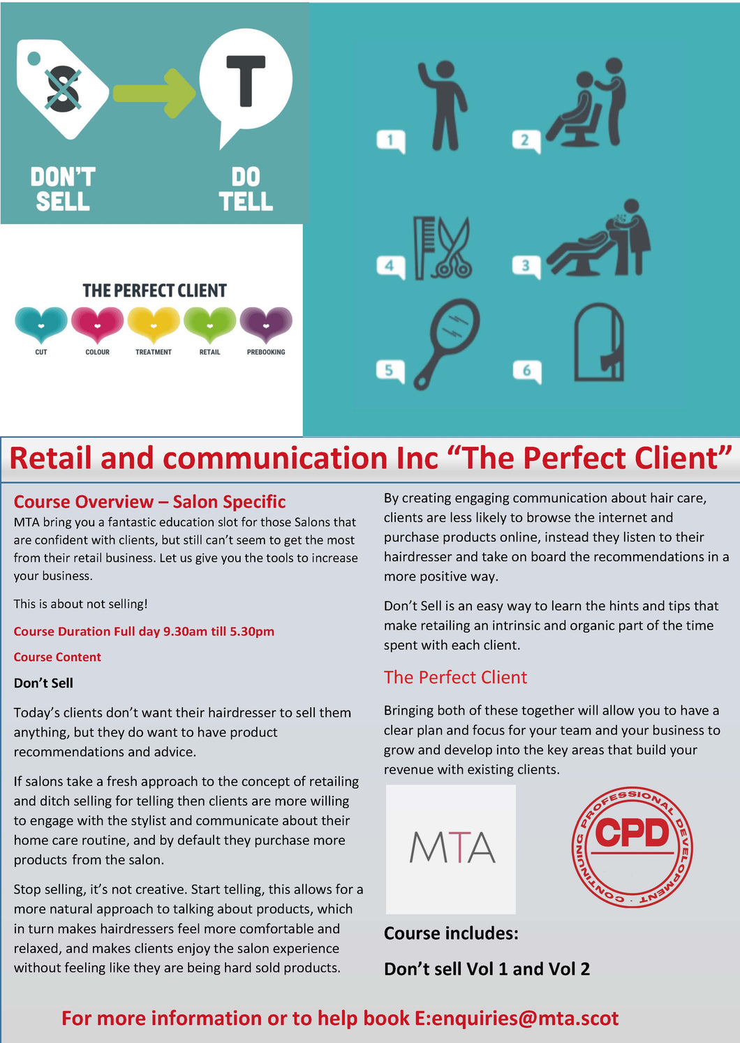 “The Perfect Client” Inc Retail and communication - In-House Training. Delivered by Ross Miller