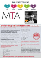 2 places on “The Perfect Client” The Journey to 5 Star Clients.No need for new clients MTA241 -  A course delivered by Ross Miller, a licensed 