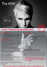 Load image into Gallery viewer, Barbering Level 2 or 3 qualification . (Pay in full or choose Deposit option)